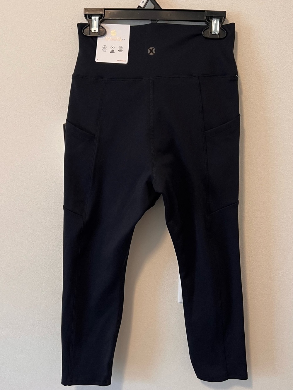Balance Collection Black Men's Jogger Pants with Side Pockets